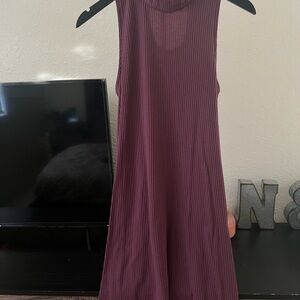 Free People Backless Plum Dress